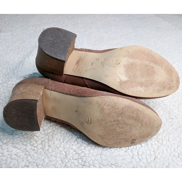 Suede leather Steve Madden Harrlee ankle boots size 10 ~EUC~ - Picture 6 of 8